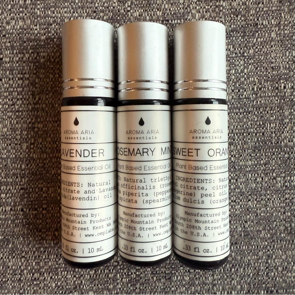 AROMA ARIA ESSENTIALS Plant Based Essential Oils (Set of 3)